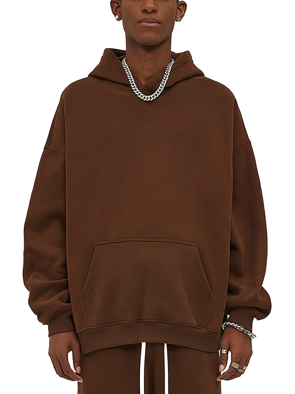 Skip Not Unisex Oversize Fleeced Hoodie - Image 10