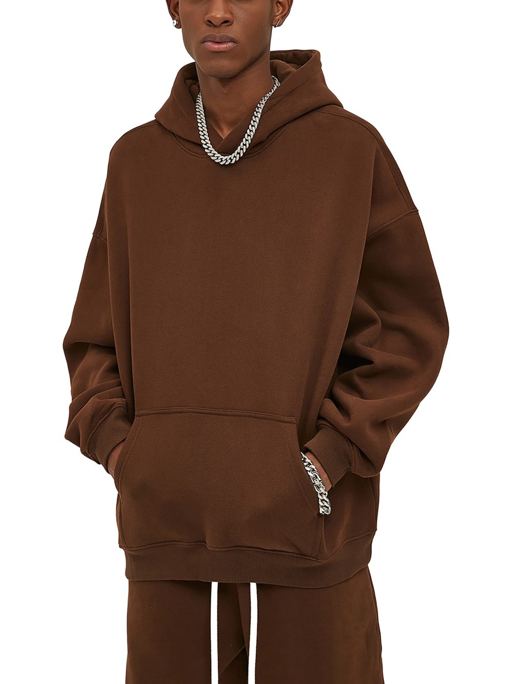 Skip Not Unisex Oversize Fleeced Hoodie - Image 13