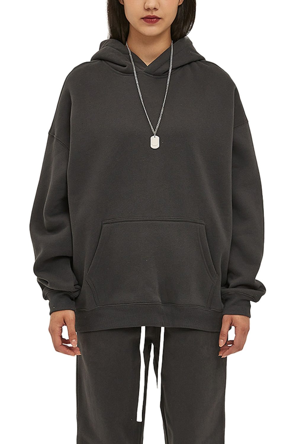 Skip Not Unisex Oversize Fleeced Hoodie - Image 14