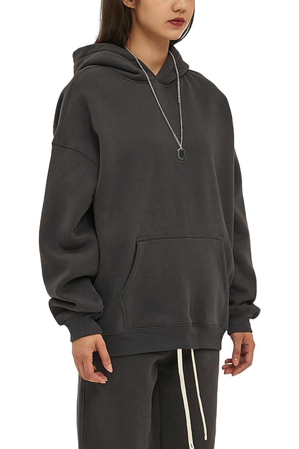 Skip Not Unisex Oversize Fleeced Hoodie - Image 15